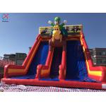 Commercial Inflatable Super Mario Dry Slide Inflatable Double Slides For Outdoor for sale