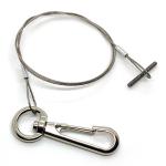 Best Quality Steel Wire Rope Adjustable Plant Pot Hanging Kit With Hook For Safety for sale