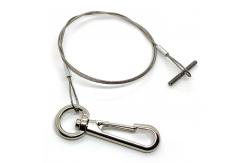 China Single Leg Stainless Steel Wire Rope Plant Pot Hanging Kit With Metal Hook supplier