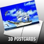 Souvenir Gifts 3D Postcard Moving Cards For Landmark Buildings Landscape