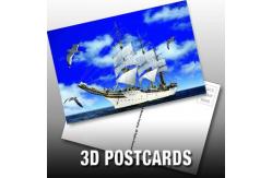 China Souvenir Gifts 3D Postcard Moving Cards For Landmark Buildings Landscape supplier