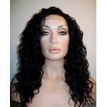 Remy hair Deep Wave Free Tangle Full Lace Wigs Human Hair 10- 30 Inch for sale