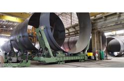 China 400T PU Pipe Welding Rollers For 13m Offshore Monopile supplier
