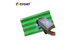 China CYCJET Portable Handheld Inkjet Printer 18mm Height Date For Steel Sheet supplier