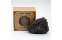 China Star 7.5cm Konjac Charcoal Exfoliating Sponge For Deep Pore Cleansing supplier