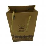 Handle Christmas Custom Printed Clothing Paper Bag Takeaway Shopping Brown Kraft Paper Bag for sale