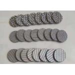 High Temperature Round Disc 2mm Thickness Stainless Steel Wire Mesh Filter Disc for sale