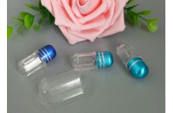 China 2ml Purple Capsule Packaging Bottles 30mm Mini Pill Cases supplier