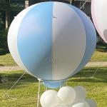 Outdoor Party Inflatable Hot Air Balloon PVC Decoration Ball Baby Shower Party Balloons With Standing Frame for sale