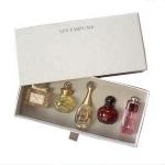 Lid And Base Rigid Cardboard Purfume Packaging Box With Foam Insert for sale