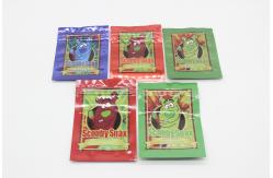China Weed Flower Mylar Stand Up Pouches Zipper Heat Sealable 3.5G Smell Proof supplier