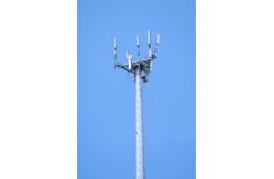 China Electrical Galvanized Slip joint Monopole Cell Tower supplier