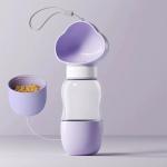 Plastic Portable Pet Water Dispenser Dog Out Traveling Cup for sale