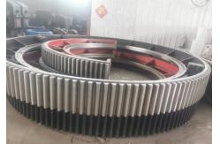 China High Carrying Capacity Ball Mill Girth Gear With Large Diameter supplier