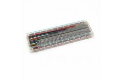 China Universal Solderless Bread Board Transparent Full Nickel Plating 165x55x10 mm supplier