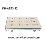 Digital Keypad IP 65 Water - proof Metal Keypad 12 Keys for Vending machine for sale