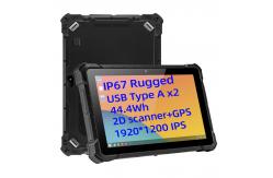 China OEM ODM Rugged Tablet 10 Inch , 6000mAh Industrial Android Tablet PC supplier