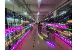 China Wafer Chip Transparent LED Panel , High Visibility Transparent LED Screen supplier