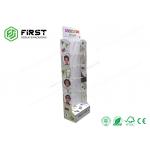 Custom Printed Logo Folding Pop Up Cardboard Display , Cardboard Display Stands With Hook