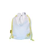 Reusable Cotton Tote Bags With Heat Transfer Printing And Color Contrast Zipper for sale