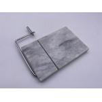 20 x 13cm Wood Handle Marble Cheese Slicer Stainless Steel Wire for sale