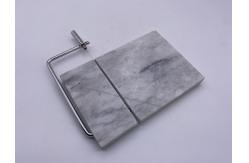China Round Feet Natural Marble Cheese Slicer Hand Tool Anti Slip supplier