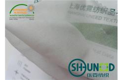 China Circular Knit Stretch Interlining Material With Double Dot PA Coating C5027P supplier