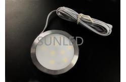 China Round Shape Under Counter LED Lights Aluminum DC12V 120 Degree Beam Angle supplier