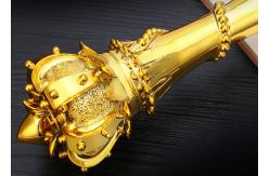 China Elegant And Luxury Designed Resin Trophy , Gold Plated Glorious Souvenir supplier