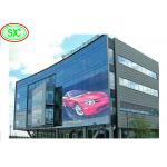 Ultra Lightweight Outdoor P3.91-P7.82 500*1000mm Cabinet Size Transparent LED Wall for sale