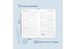 China FSC Vertical Small Academic Planner With Weekly Monthly Overviews supplier