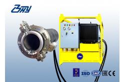China Split Frame OD Mounted Cold Pipe Cutting Beveling Machine For Chemical Plant supplier