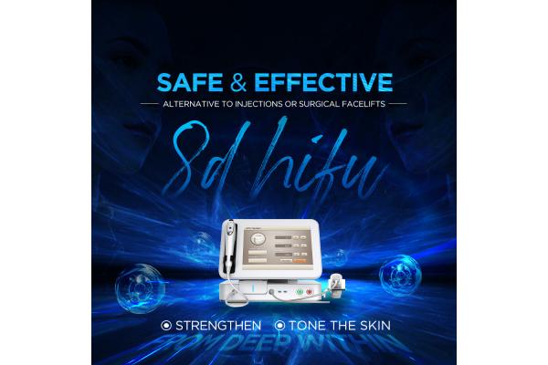High Intensity Focused Ultrasound Hifu 8d Face Machine AC110V-240V