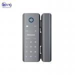 Black Glass Digital Door Lock with Smart Tuya Wifi and Security Fingerprint for sale