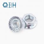 Plain En 1661 Cold Forged Toothed Flange Nuts With Serration for sale