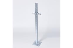 China Construction Galvanized Scaffolding Screw Jacks Adjustable 34mm supplier