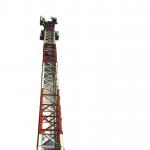 Galvanized Angular 60m Steel Lattice Tower Telecom Sst 33KV for sale