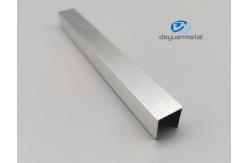 China Mill Finished Aluminium U Profile 6mm Electrophoresis Treatment supplier
