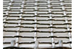 China 10mm Square Hole Crimped Wire Mesh Bright Pre Weave supplier