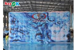 China Fully Printed Inflatable LED Cube Tent Square For Party Events supplier