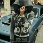 Anti Wrinkle Streetwear Rhinestone Hoodie Puff Printing Drop Shoulder Crop Hoodie for sale