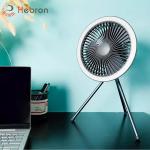 OEM Outdoor Camping Tent Fan USB 7800mAh Large Battery Foldable Tripod Pedestal Fan for sale