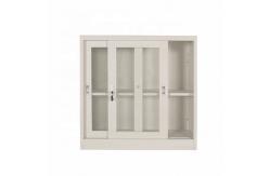 China 2 Sliding Door  Vertical Metal Bookshelf Fireproof Filing Cabinet supplier