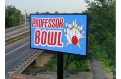 China Pole Support P10 LED Display Panel Roadside Outdoor Advertising Sign supplier