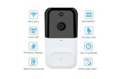 China Real Time 166 Degree 250g Smart Wireless Doorbell Camera supplier