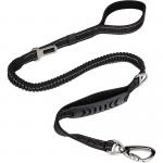 Telescopic  Dog Traction Rope Reflective Buffer Black for sale