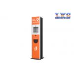 High Efficiency Disinfectant Soap Dispenser Stand with LCD Display for sale
