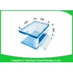 Stackable Collapsible Plastic Containers Convenience Transport 600 * 400 * 88mm for sale