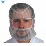 Free Sample Polypropylene Non-Woven PP Disposable Hair Net Bouffant Caps with Elastic Edge for sale
