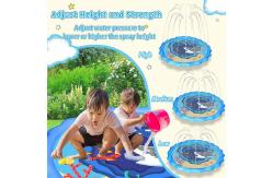 China Summer Outdoor Children'S Water Spray Toy PVC Blue Shark  69-Inch supplier